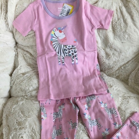 🌻The Children’s Place Girls 2pc Zebra Pajama Shirt & Pant - Picture 1 of 3